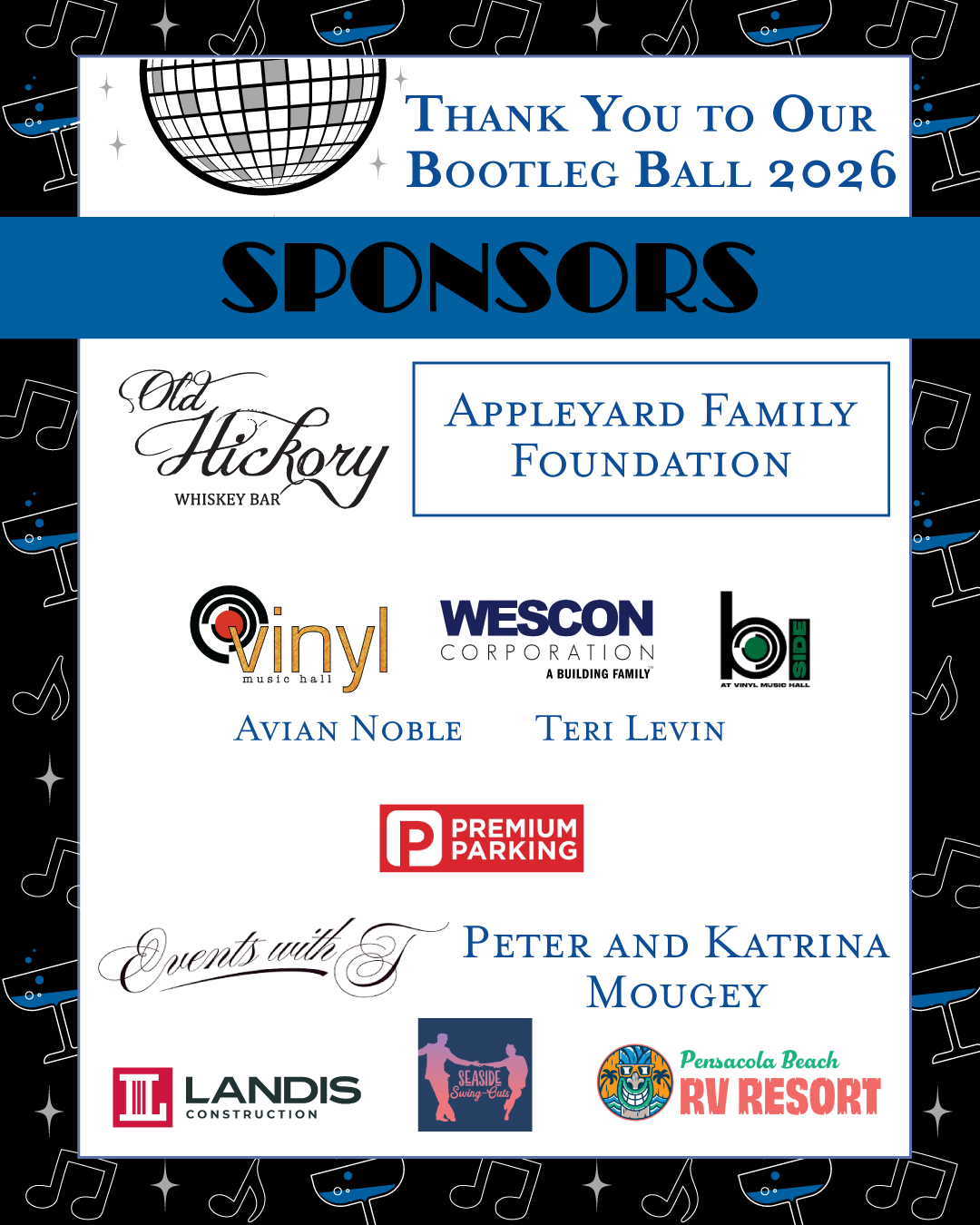 a grahpic with logos of sponsors