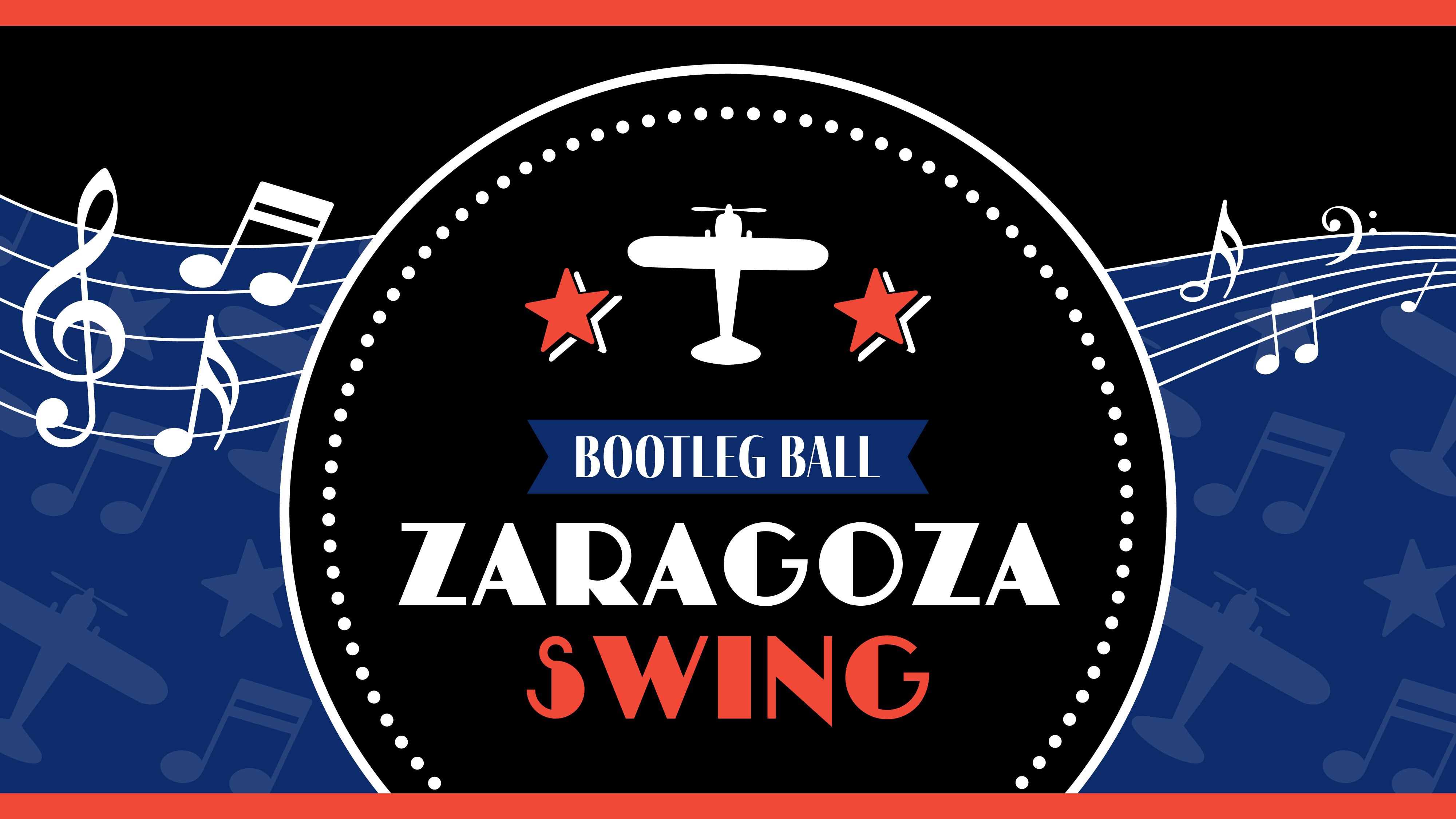 A plane surrounded by a circle.