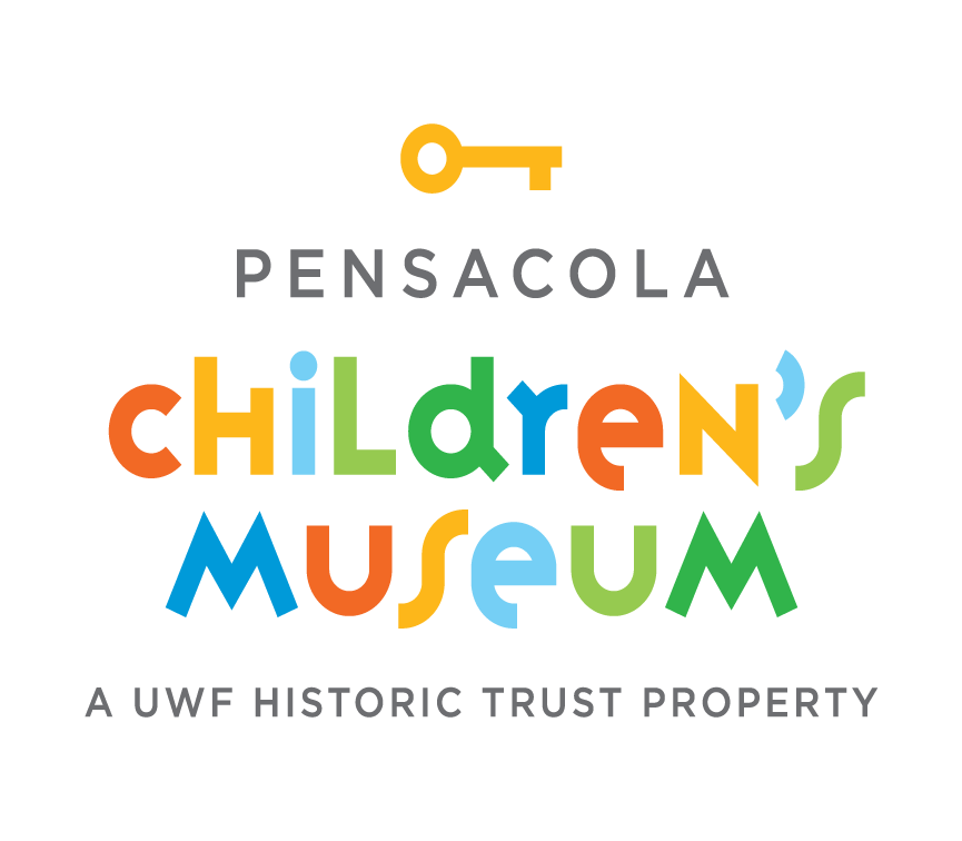 colorful logo with Pensacola Children's Museum A UWF Historic Trust Property